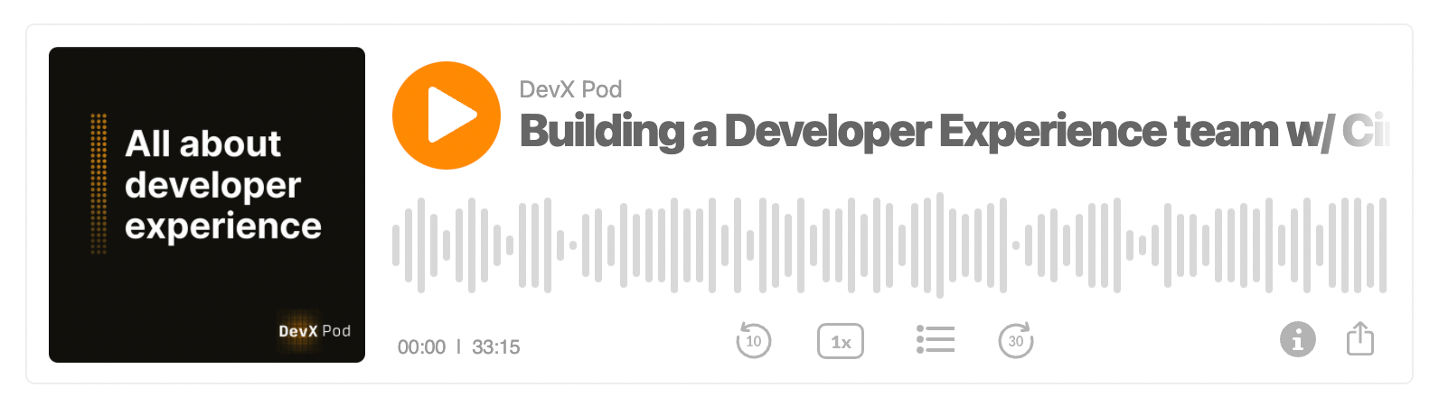 DevX Podcast Episode 1