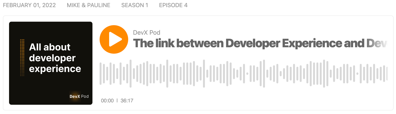 DevX Podcast Episode 1