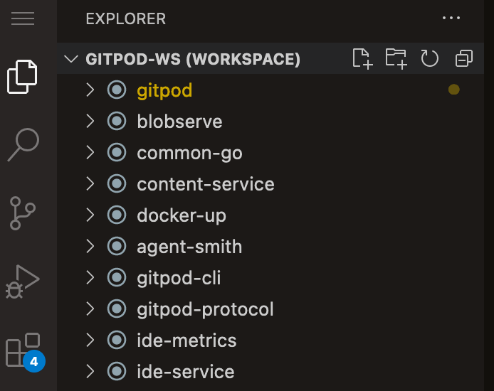 VS Code workspace folders