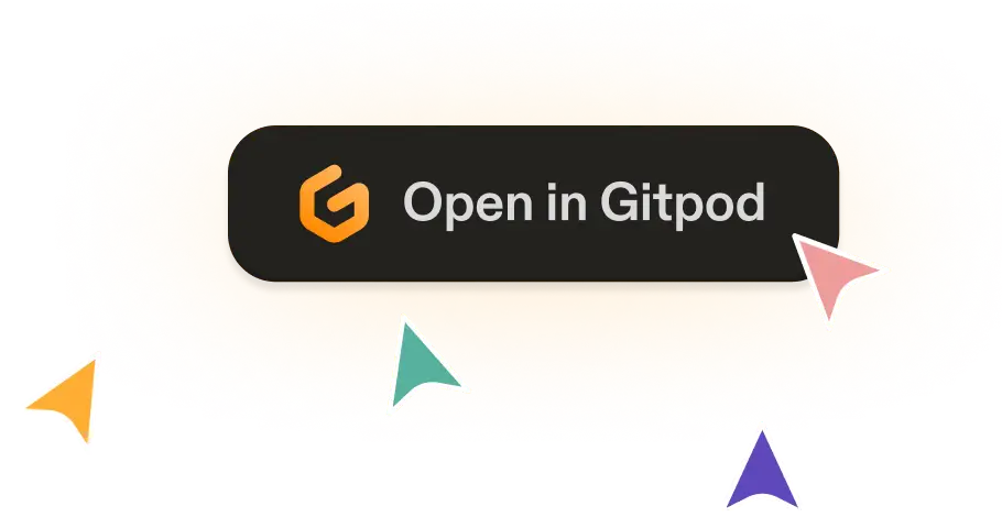 Open in Gitpod button